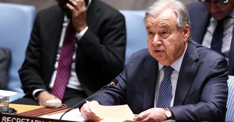 غوتيريش يأسف بشدة على "ضياع" فرصة الحل الدبلوماسي بشأن إيران