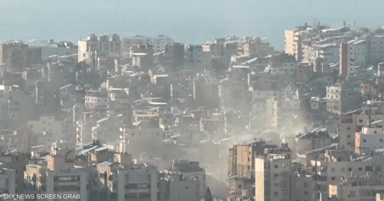 غارات إسرائيلية عنيفة تستهدف الضاحية الجنوبية في بيروت