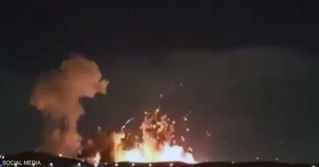 ترامب ينشر فيديو لانفجارات عنيفة تهزّ أصفهان في إيران