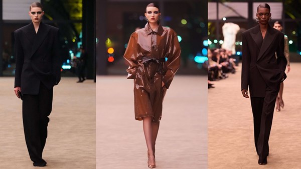 «سان لوران» لخريف وشتاء 2026-2027.. 60 عامًا على «لو سموكينغ» والشرارة لا تنطفئ «سان لوران» لخريف وشتاء 2026-2027.. 60 عامًا على «لو سموكينغ» والشرارة لا تنطفئ