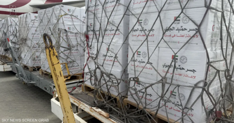 "الفارس الشهم 3" تواصل تسيير المساعدات لإغاثة قطاع غزة