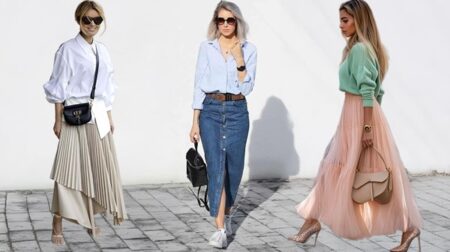 التنورة الطويلة.. قطعة فخمة تعيد تعريف الأناقة