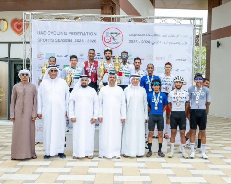 المطيوعي بطلاً لسباق الدولة لدراجات الطريق في العين