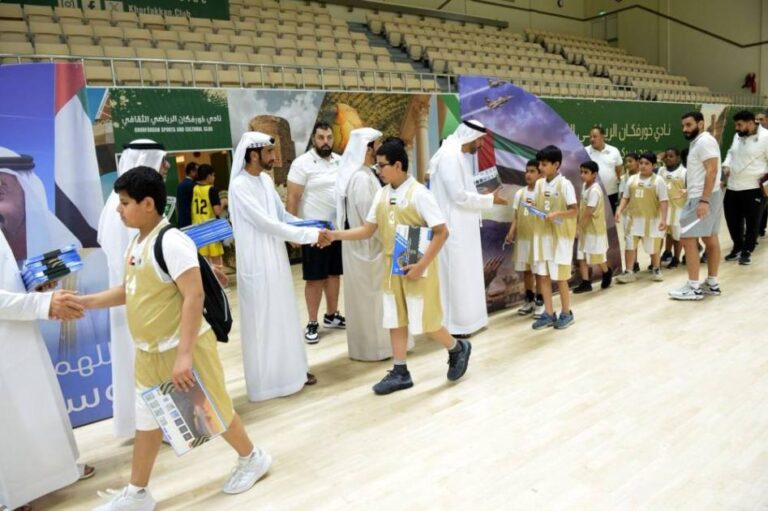 225 لاعباً في مهرجان البراعم للسلة بخورفكان