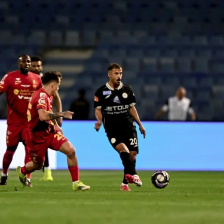 القادسية والشباب يتعادلان في لقاء مثير