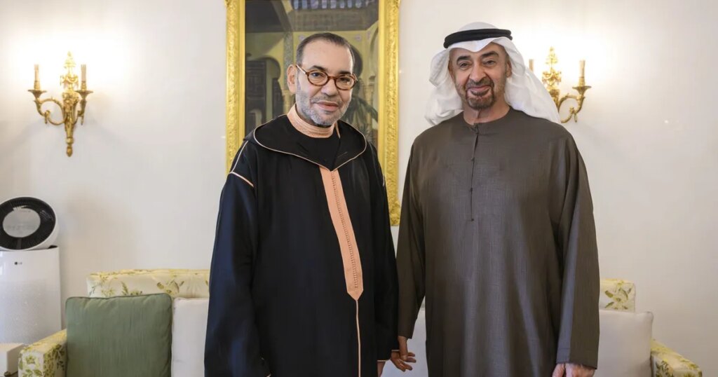 محمد بن زايد يلتقي الملك محمد السادس في إطار زيارة خاصة