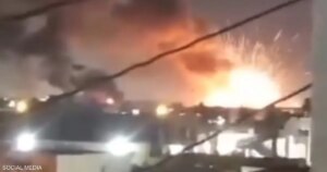 انفجار ضخم يهز مخزناً للأسلحة في مدينة مصراتة الليبية