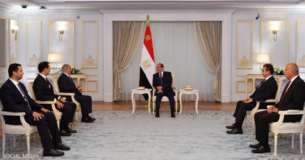 السيسي وحفتر يبحثان تعزيز استقرار ليبيا ودعم جهود السلم والأمن