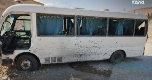 انفجار عبوة ناسفة بحافلة أمن قرب دمشق وتفكيك خلية لداعش شرقي سوريا