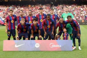 سبب انحناء بالدي خلال مباراة برشلونة والأهلي يتكشف للجمهور