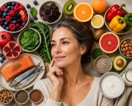 أطعمة تعزز نضارة البشرة مع التقدم في العمر أطعمة تعزز نضارة البشرة مع التقدم في العمر