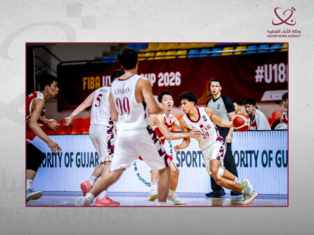 منتخب قطر للشباب يتعرض للخسارة أمام نظيره الصيني في بطولة آسيا لكرة السلة منتخب قطر للشباب يتعرض للخسارة أمام نظيره الصيني في بطولة آسيا لكرة السلة