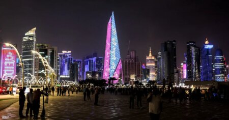 انكماش اقتصاد قطر بنسبة 7% على أساس سنوي في الربع الأول من 2026 انكماش اقتصاد قطر بنسبة 7% على أساس سنوي في الربع الأول من 2026