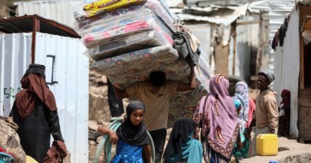 تعز ولحج تتصدران موجة نزوح الآلاف جراء تصاعد القتال