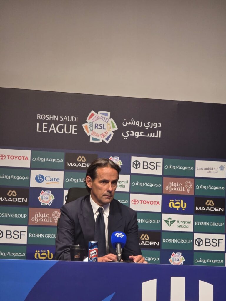أول تعليق من إنزاغي عقب خسارة الهلال الأولى أمام نيوم