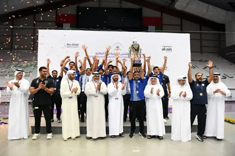 النصر البحريني يتوج بلقب بطولة العين الدولية للكرة الطائرة