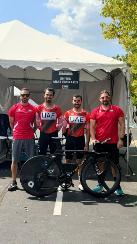البدواوي والبلوشي يمثلان الإمارات في بطولة العالم للدراجات البارالمبية البدواوي والبلوشي يمثلان الإمارات في بطولة العالم للدراجات البارالمبية