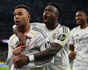 ريال مدريد يهزم إنتر ميلان بثنائية في قمة دوري أبطال أوروبا