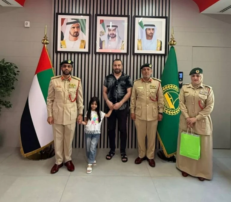 شرطة دبي تحقق أمنية طفلة بزيارة مركزها الذكي في حتا