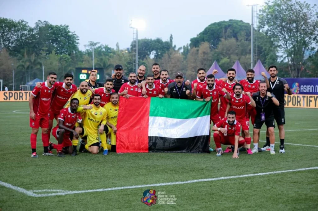 منتخب الإمارات يحجز مقعده في مونديال كرة القدم المصغرة 2027 منتخب الإمارات يحجز مقعده في مونديال كرة القدم المصغرة 2027