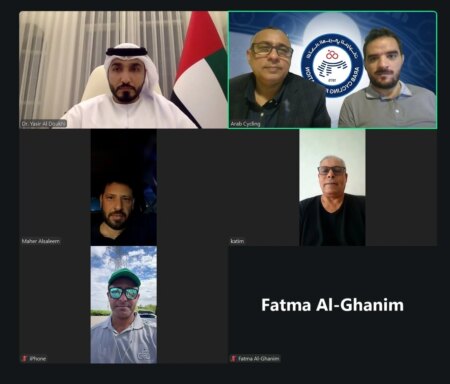 المكتب التنفيذي للاتحاد العربي للدراجات يعقد اجتماعاً عن بُعد عبر “زوم”
