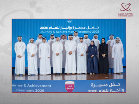 اللجنة الأولمبية القطرية تكرم 102 من موظفيها تقديراً لعطائهم وتميزهم المهني