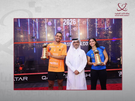 إسدال الستار على بطولة كيوتير منلز قطر كلاسيك للإسكواش 2026 وسط أجواء استثنائية