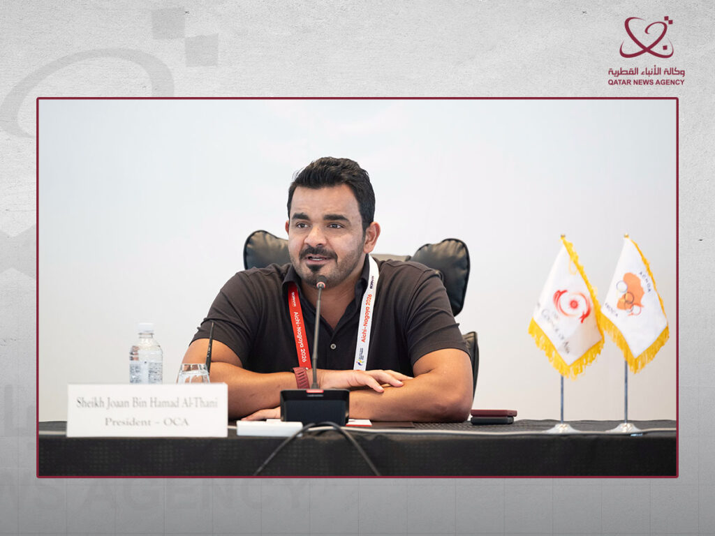 رئيس المجلس الأولمبي الآسيوي يرأس اجتماعاً مشتركاً للجان الأولمبية في آسيا وإفريقيا والكاريبي