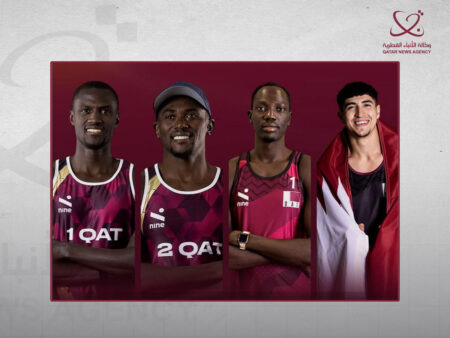الكرة الطائرة الشاطئية: المنتخب القطري يستهل مشواره في دورة الألعاب الآسيوية بانتصار قوي
