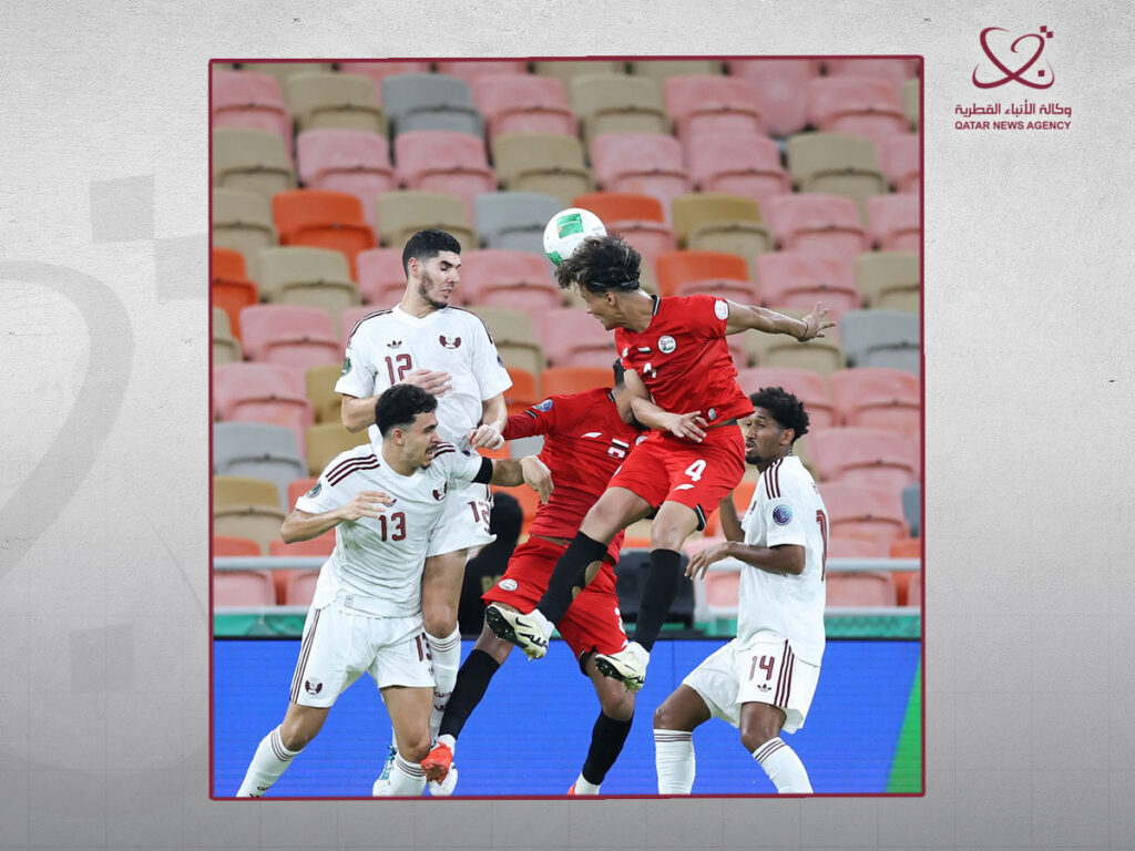 قطر تهزم اليمن بهدف وتضع قدماً في نصف نهائي خليجي 27