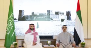 منصور بن زايد يستقبل خالد بن سلمان لبحث العلاقات الثنائية