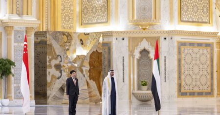 الإمارات وسنغافورة تبحثان تعزيز آفاق الشراكة الثنائية وتطويرها