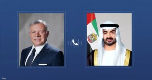 محمد بن زايد يعزي ملك الأردن في ضحايا استهداف الكنيسة