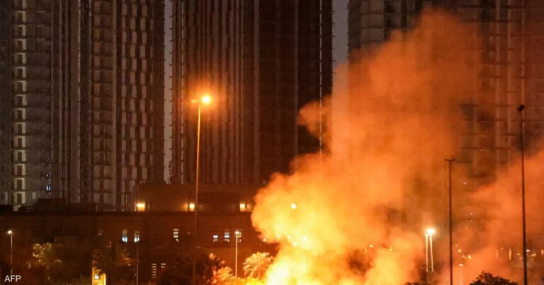 إسقاط طائرة مسيرة في محيط المنطقة الخضراء وسط بغداد