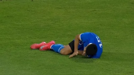 لاعب بترول أسيوط يوجه رسالة لحكم مباراة الزمالك قبل خضوعه لجراحة