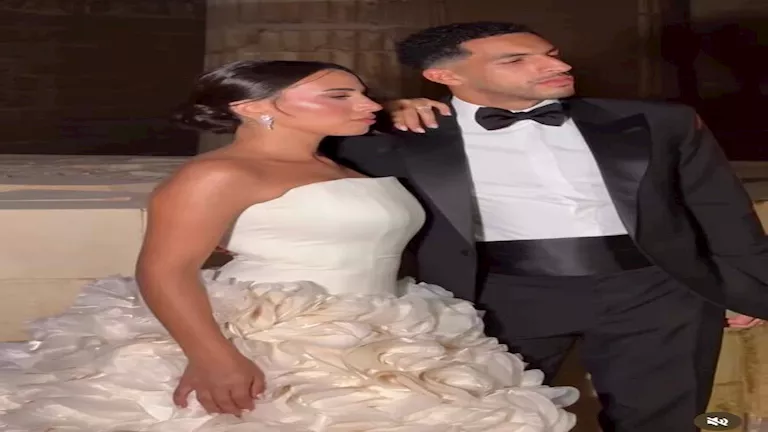 بالصور والفيديو: لقطات من حفل زفاف حارس الأهلي مصطفى شوبير