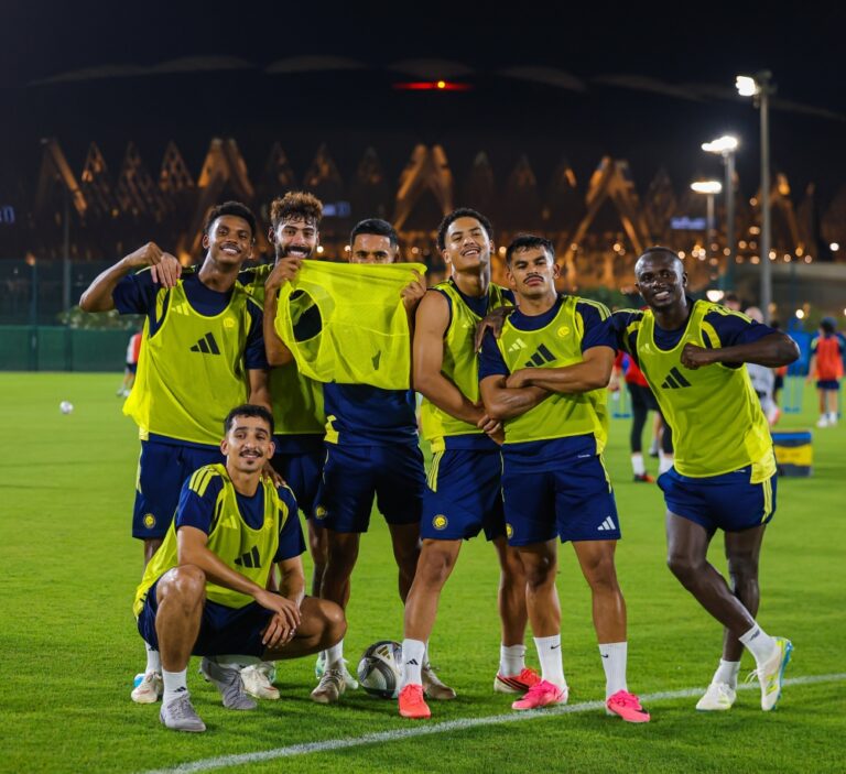 ثلاثي النصر الدولي ينتظم في التدريبات استعداداً لمواجهة الدرعية