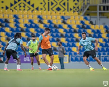 ثنائي الشباب يعزز التناغم قبل مواجهة دوري روشن ثنائي الشباب يعزز التناغم قبل مواجهة دوري روشن