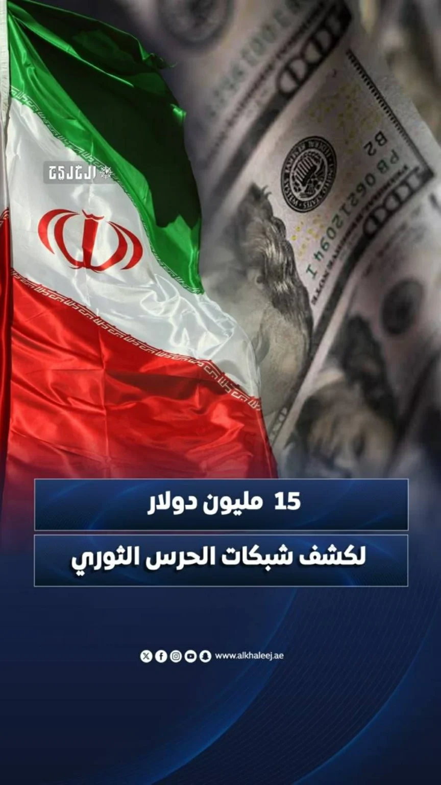 واشنطن ترصد 15 مليون دولار لمن يدلي بمعلومات عن شبكات الحرس الثوري الإيراني