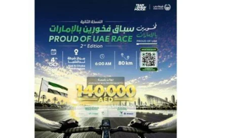 شرطة دبي تنظم غداً الأحد سباق «فخورين بالإمارات» شرطة دبي تنظم غداً الأحد سباق «فخورين بالإمارات»