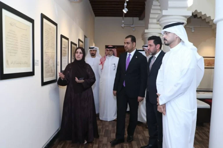 وفد عراقي يشارك في ملتقى الشارقة للخط وفد عراقي يشارك في ملتقى الشارقة للخط
