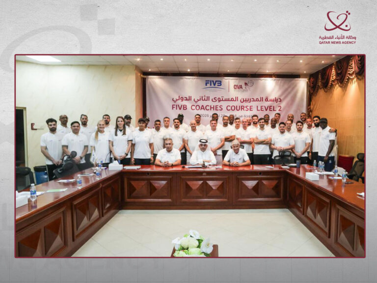 بمشاركة 37 دارساً من 21 دولة.. انطلاق الدورة الدولية لمدربي الكرة الطائرة