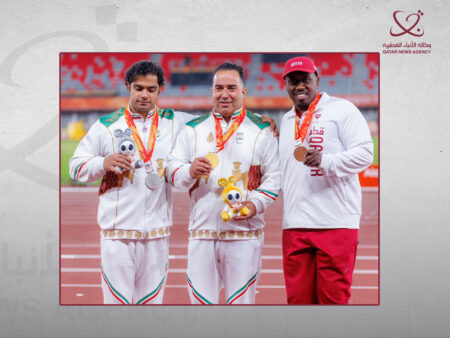 قطر تحصد برونزية دفع الجلة في دورة الألعاب الآسيوية البارالمبية قطر تحصد برونزية دفع الجلة في دورة الألعاب الآسيوية البارالمبية