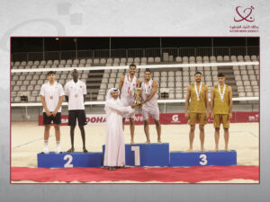 قطر تحصد الميداليتين الفضية والبرونزية في بطولة غرب آسيا للكرة الطائرة الشاطئية 2026